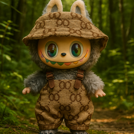 POUPEE LABUBU GRIS
