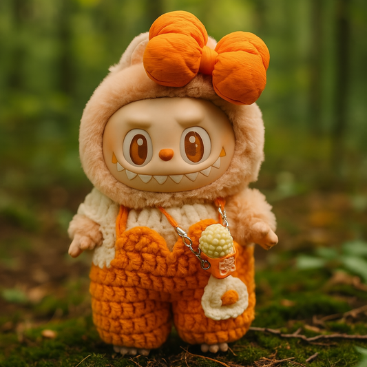 LABUBU POUPEE MARRON